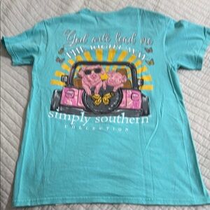 Simply Southern Tee Size Small God Will Lead Me the Right Way